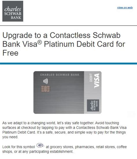 Schwab bank contactless symbol